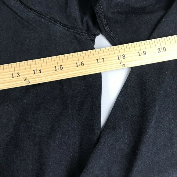 Lululemon Black Contrast Fabric front Back Top 4 - Picture 2 of 6